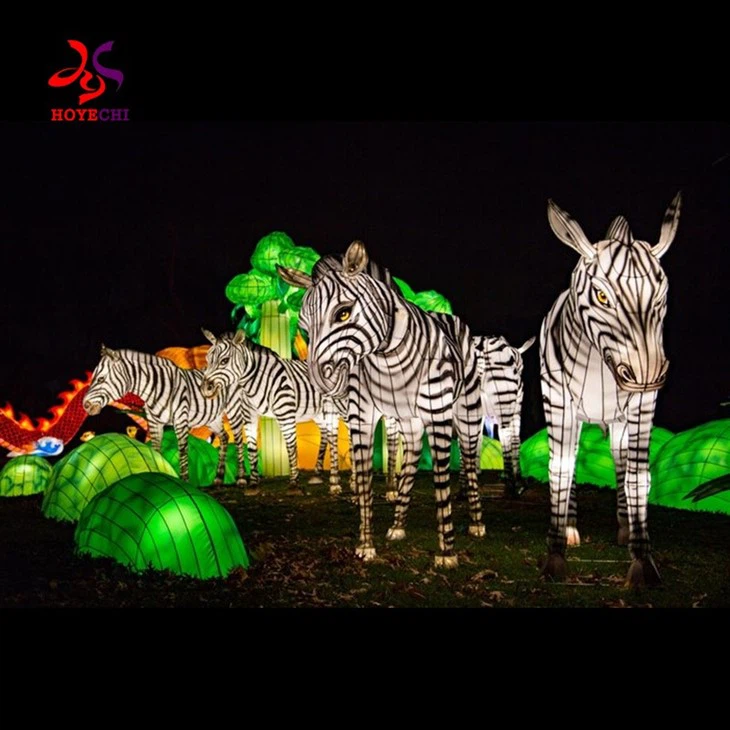 New Product Ideas Garden ZOO Decoration Outdoor Christmas Garden Animal Lantern Show