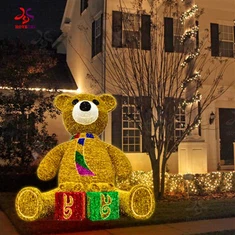 Ревуче сяйво: великий торшер у формі ведмедя